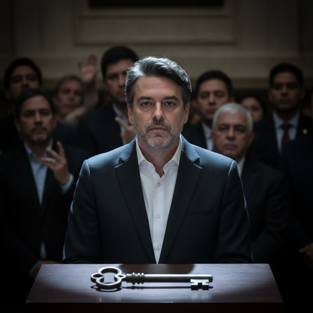Discurso de Milei en la Bolsa de Comercio: Defensa de la propiedad privada y cruce con un asistente